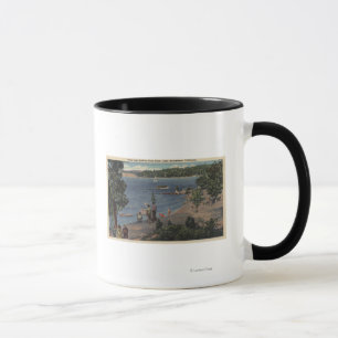 Ansicht vom Baden des Bucht-Punktes Tasse