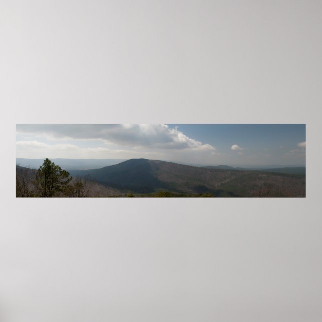 Ansicht vom Landschaftlichen Talimena-Laufwerk, OK Poster (Vorne)