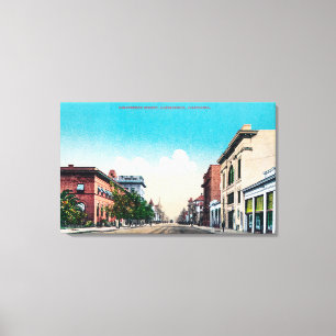 Ansicht von 19.StreetBakersfield, CA Leinwanddruck