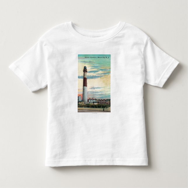 Ansicht von Absecon LighthouseAtlantic Stadt, NJ Kleinkind T-shirt (Vorderseite)