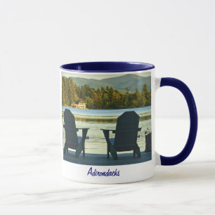 Ansicht von Adirondack Stühlen im Adirondacks, NY Tasse