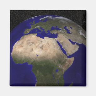 Ansicht von Afrika, Europa, das Mittlere Osten und Magnet