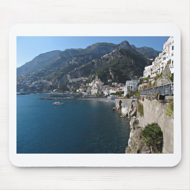 Ansicht von Amalfi-Küste Mousepad (Vorne)