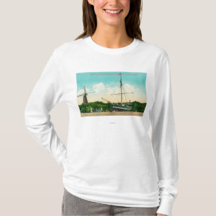 Ansicht von Amundsens arktischem Sloop T-Shirt