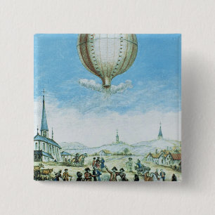 Ansicht von Annonay in Vivarais und im Erstflug O Button