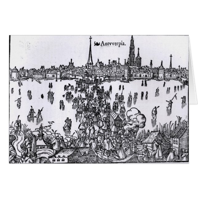 Ansicht von Antwerpen (Vorderseite (Horizontal))