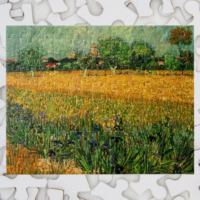 Ansicht von Arles mit Irisch von Vincent van Gogh Puzzle (Von Creator hochgeladen)