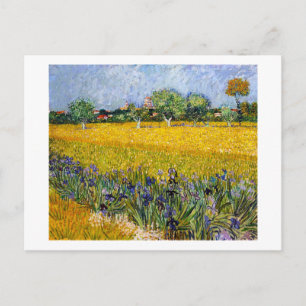 Ansicht von Arles mit Iriss Vincent van Gogh Farbe Postkarte