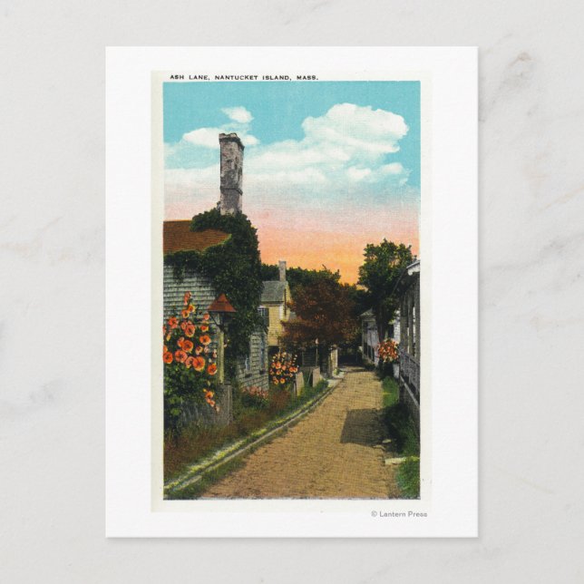 Ansicht von Ash Lane Postkarte (Vorderseite)