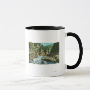 Ansicht von Ausable Abgrund nahe dem Kopf des Tasse