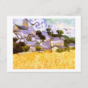 Ansicht von Auvers mit Church Van Gogh Fine Art Postkarte
