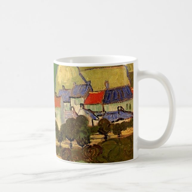 Ansicht von Auvers Vincent van Gogh Kaffeetasse (Rechts)