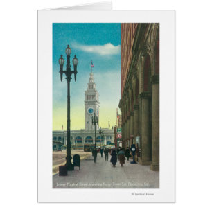 Ansicht von Baisse-St., das Fähren-Turm zeigt