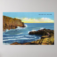 Ansicht von Bald Head Cliff am York Beach