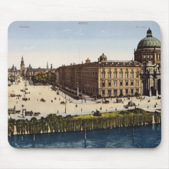 Ansicht von Berlin zur Jahrhundertwende Mousepad (Vorne)