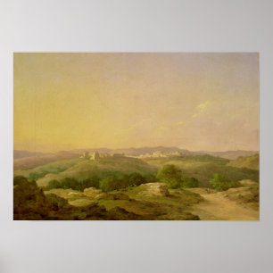 Ansicht von Bethlehem, 1857 Poster