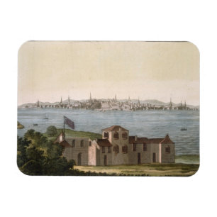 Ansicht von Boston, von 'Le Costume Ancien und Magnet