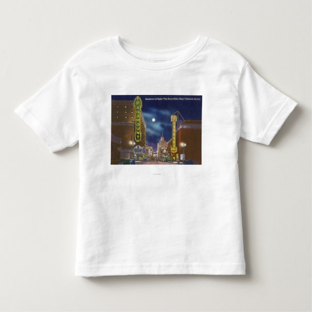 Ansicht von Broadway nachts Kleinkind T-shirt (Vorderseite)