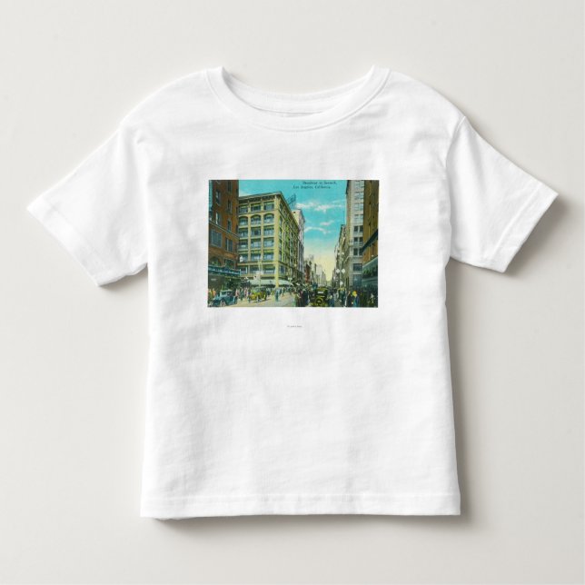 Ansicht von Broadway und von 7. Ecke Kleinkind T-shirt (Vorderseite)