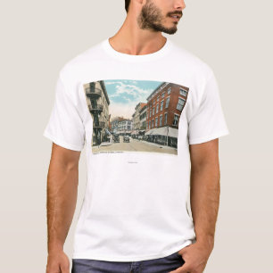 Ansicht von Broadway und von Eckstrang-Straße T-Shirt
