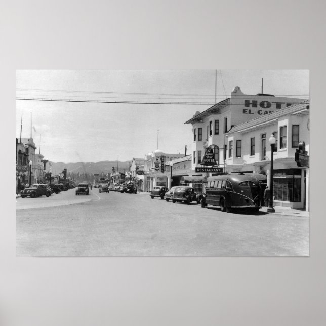 Ansicht von BroadwayKing City, CA Poster (Vorne)