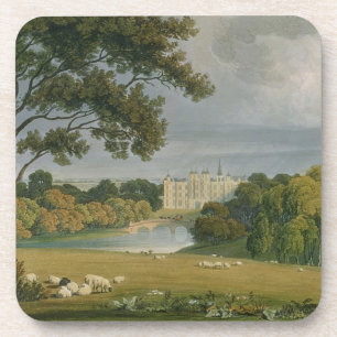 Ansicht von Burghley Haus, Sitz des Marquises von Getränkeuntersetzer