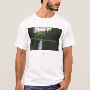 Ansicht von Capilano Hängebrücke T-Shirt