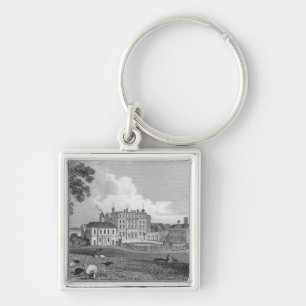 Ansicht von Chevening Platz, graviert von S. Lacy Schlüsselanhänger