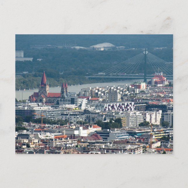 Ansicht von Cobenzl Postkarte (Vorderseite)