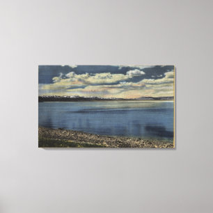 Ansicht von Crowley See Leinwanddruck