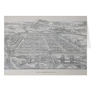 Ansicht von Cusco, von Ramusio, Kneipe. 1556