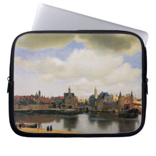 Ansicht von Delft durch Johannes Vermeer Laptopschutzhülle