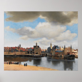 Ansicht von Delft Poster