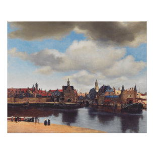 Ansicht von Delft von Johannes Vermeer Poster