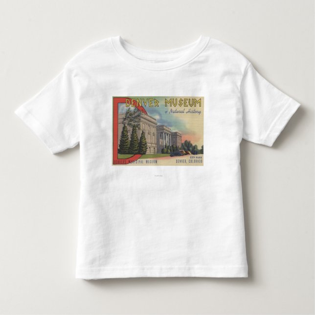 Ansicht von Denver-Museum der Naturgeschichte Kleinkind T-shirt (Vorderseite)