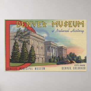 Ansicht von Denver-Museum der Naturgeschichte Poster