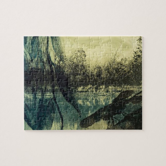 Ansicht von der Bank Puzzle (Horizontal)