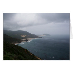 Ansicht von der leeren Karte des "Big Sur Coastway
