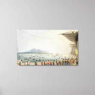 Ansicht von der Plattform des Upton Leinwanddruck