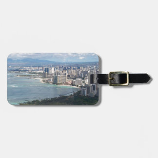 ANSICHT VON DIAMANT KOPF OAHU, HAWAII GEPÄCKANHÄNGER