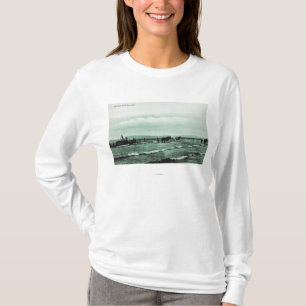 Ansicht von die Fischer-Seine-Fischen, Pferdewagen T-Shirt