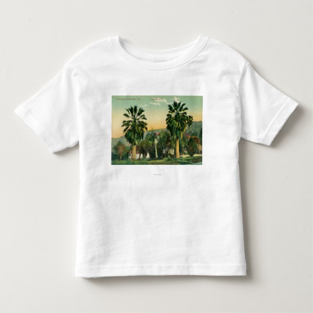 Ansicht von DoppelPalmsParaiso Frühlingen, CA Kleinkind T-shirt (Vorderseite)