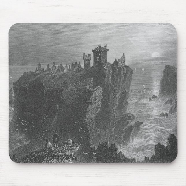 Ansicht von Dunottar Schloss, nahe Stonehaven Mousepad (Vorne)