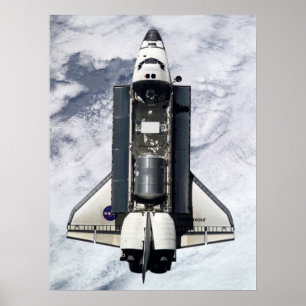 Ansicht von Endeavour von der Internationalen Raum Poster