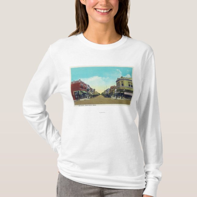 Ansicht von Fällen Park Avenues Idaho, T-Shirt (Vorderseite)