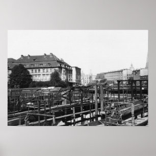 Ansicht von "Fischerinsel", Berlin, c.1910 Poster