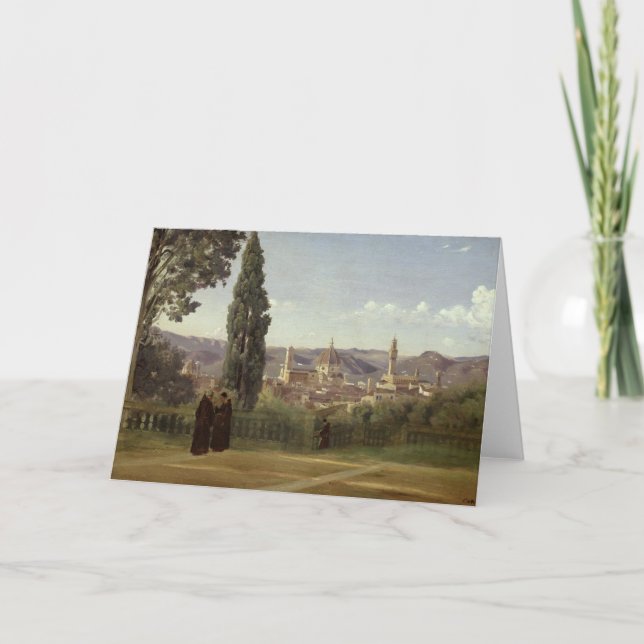 Ansicht von Florenz Karte (Vorderseite)
