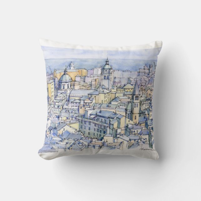 Ansicht von Genua Kissen (Vorderseite)