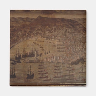 Ansicht von Genua Magnet