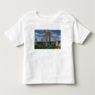 Ansicht von George Washington-Brücke Kleinkind T-shirt